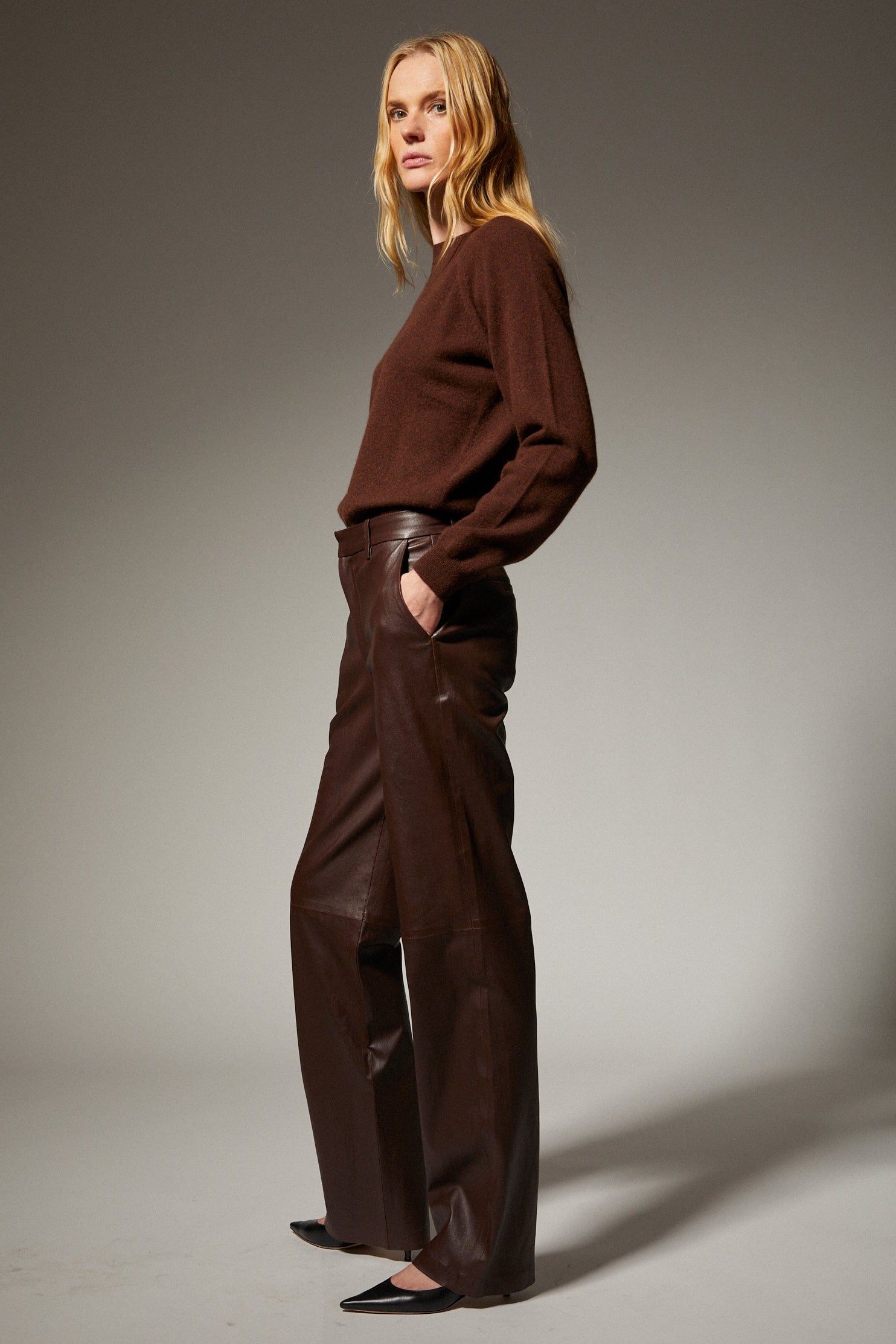 Classic Leather Trousers