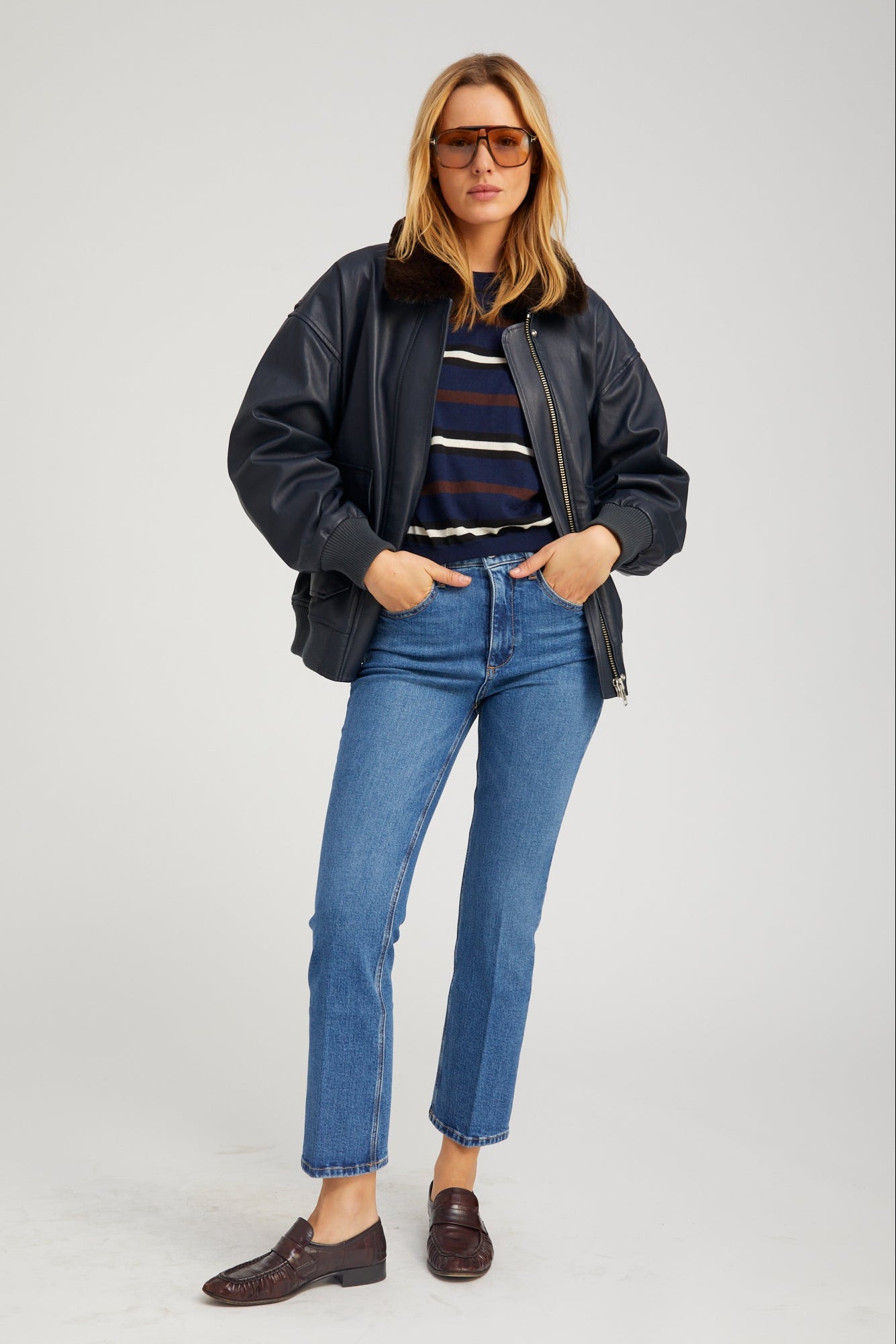 Crop Flare Denim