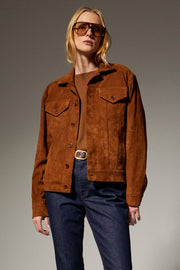 Suede Trucker Jacket