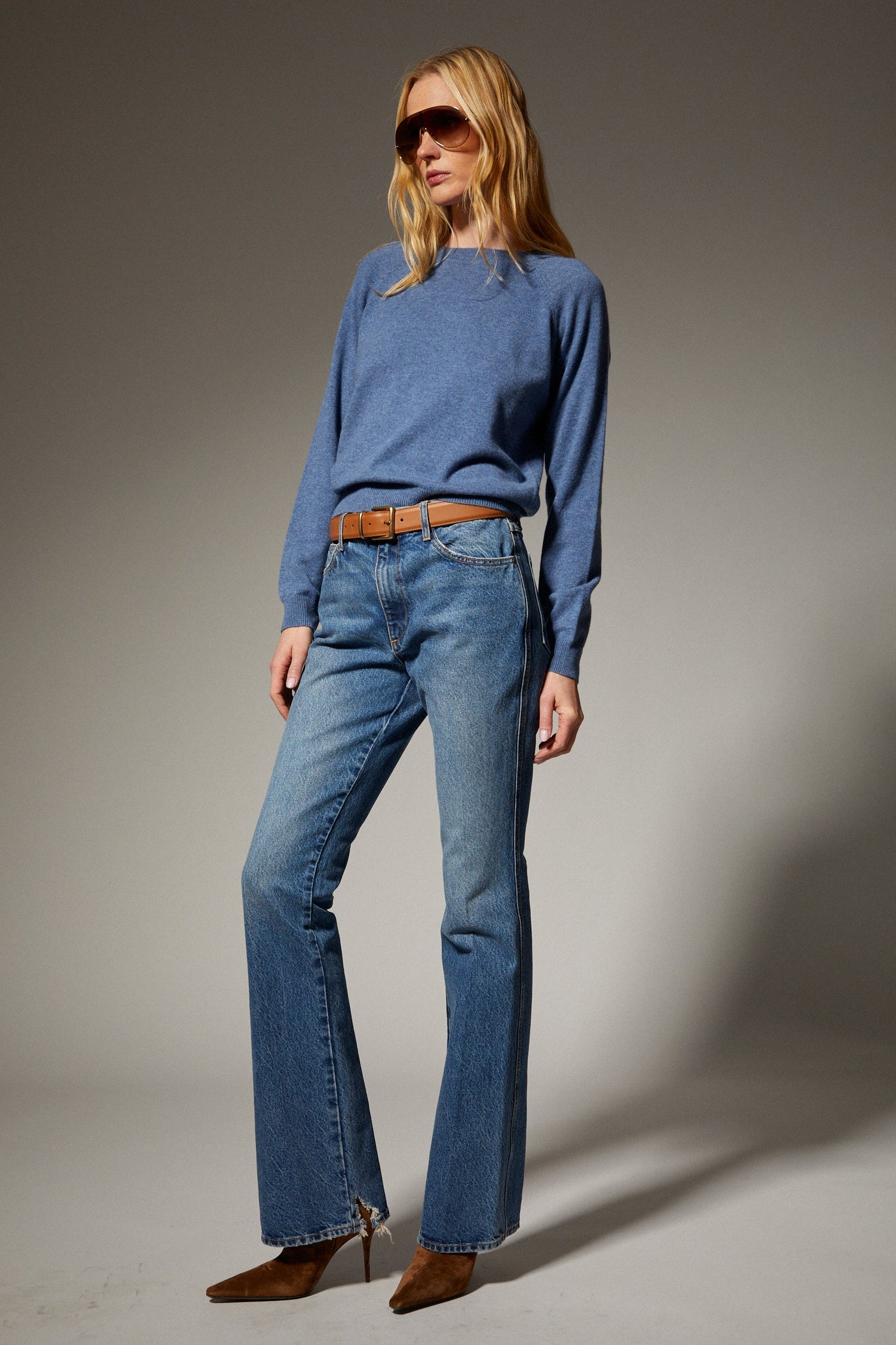 Cashmere Raglan Sweater