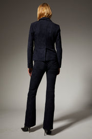 Suede 5 Pocket Micro Flare