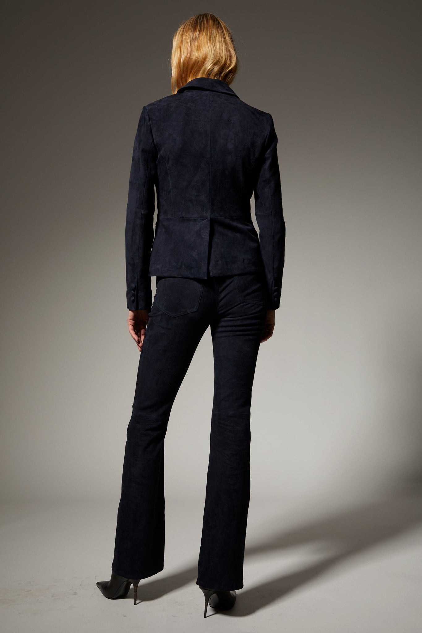 Suede 5 Pocket Micro Flare