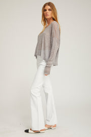 Tissue Off Shoulder Sweater