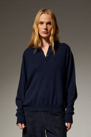 Cashmere Polo Sweater
