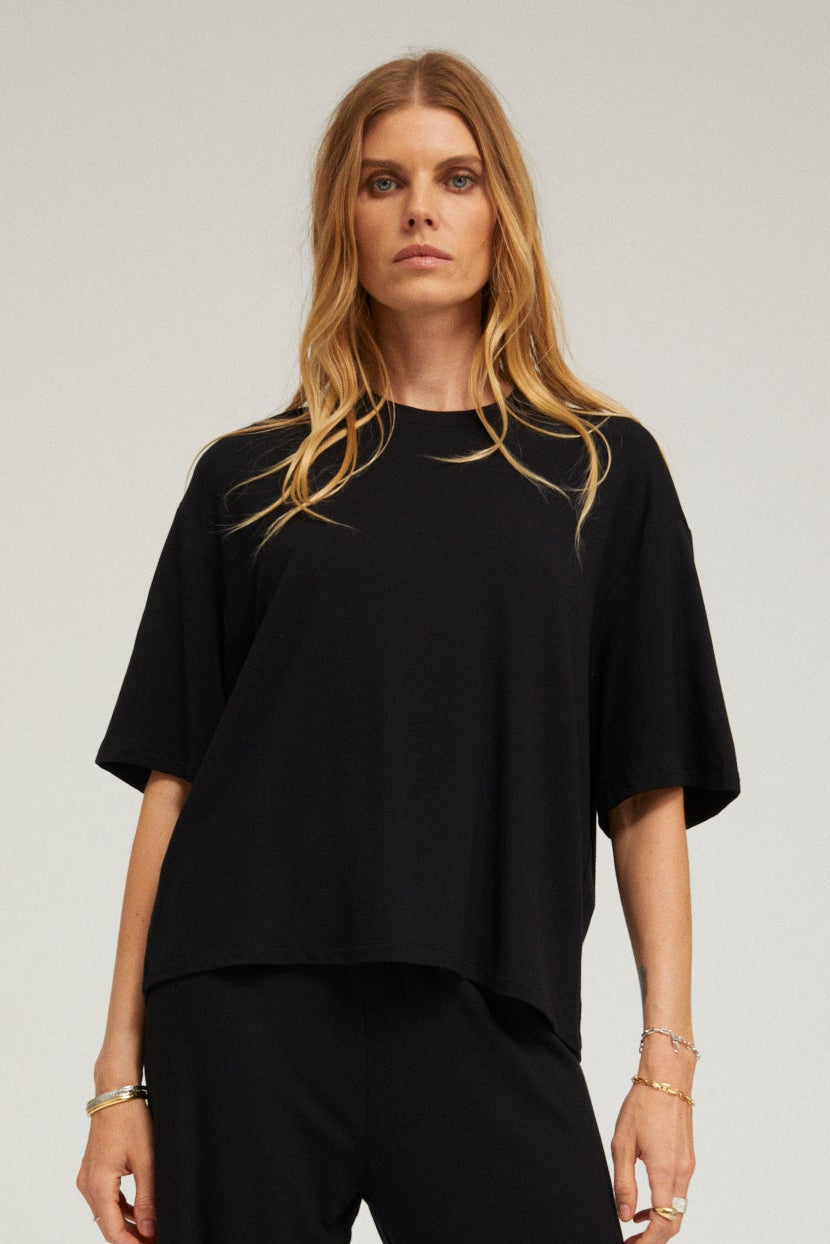 Light French Terry Boxy Tee