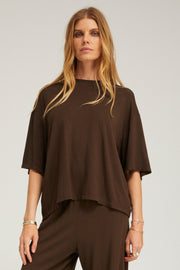 Light  French Terry Boxy Tee