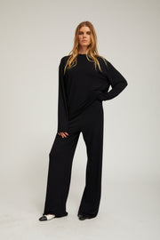 Light French Terry Long Sleeve Oversized Tee