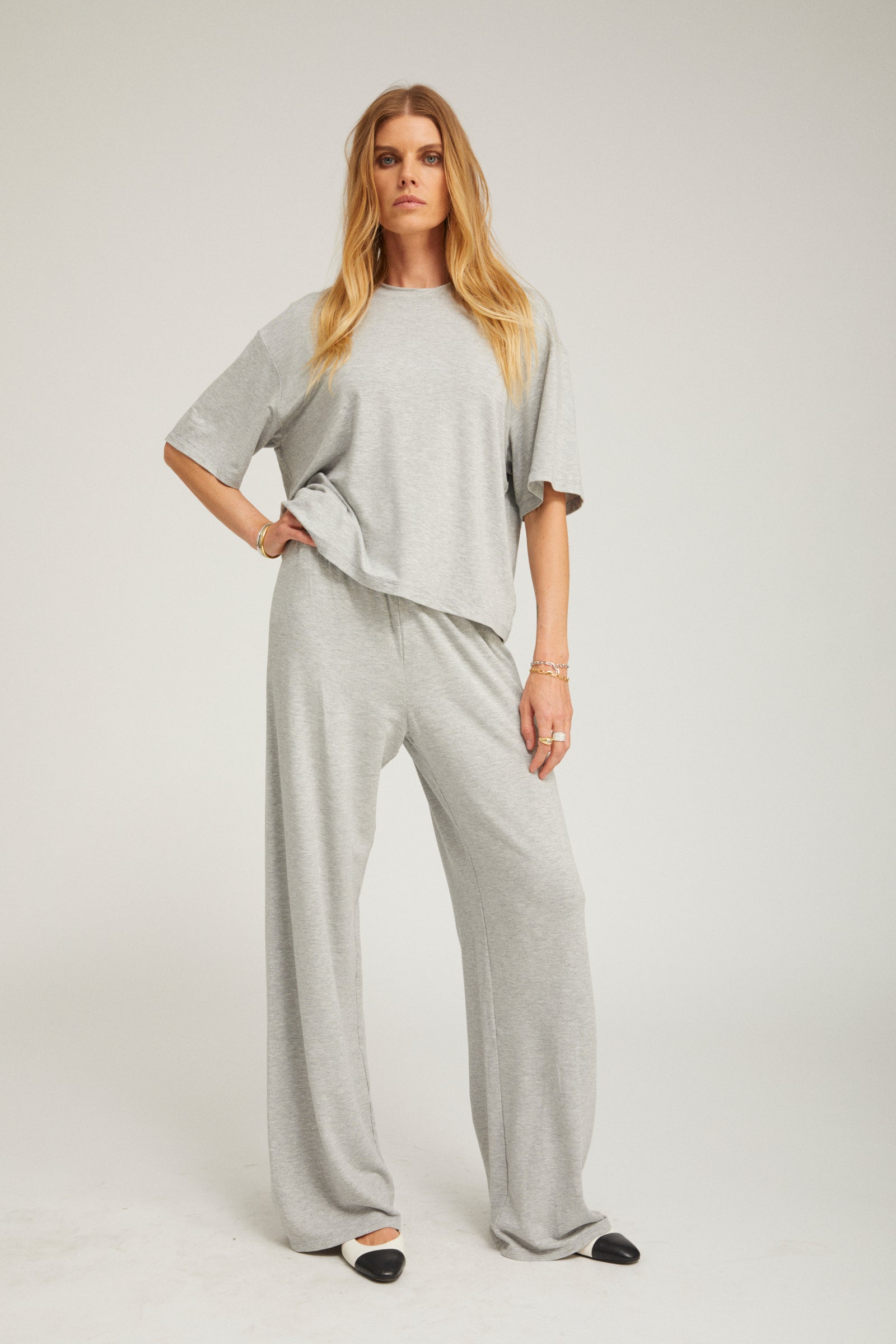 Light French Terry Boxy Tee