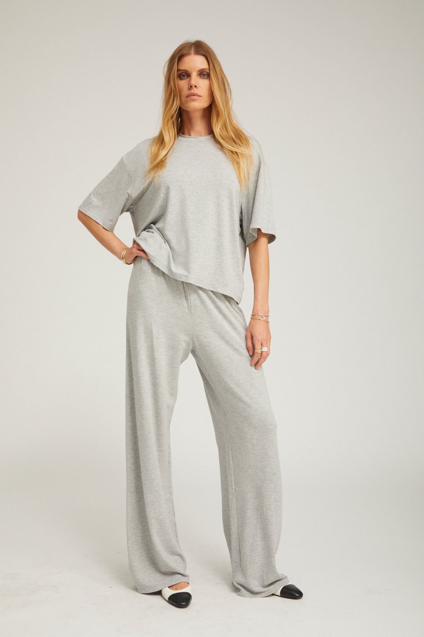 Light French Terry Boxy Tee