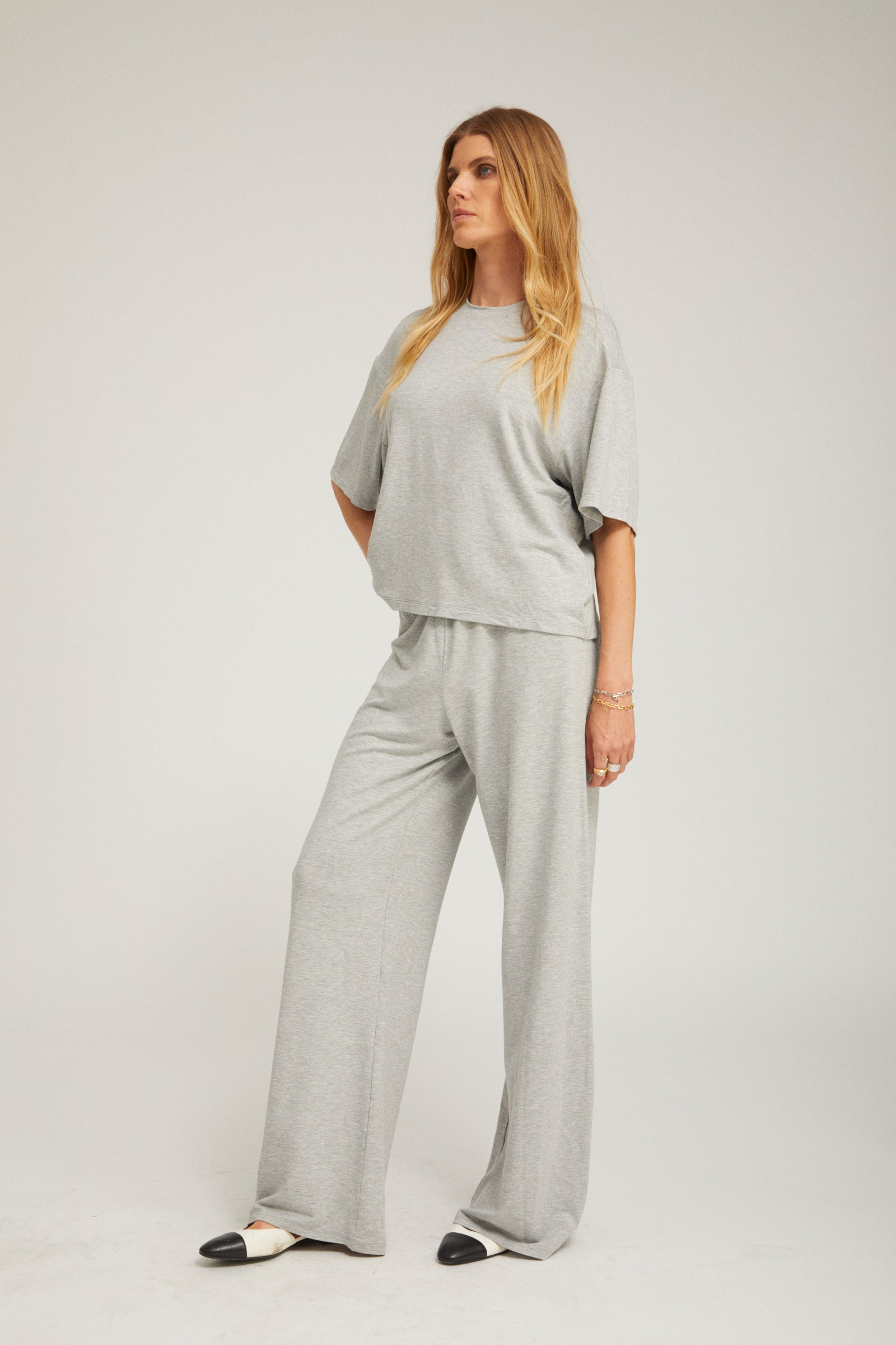 Light French Terry Boxy Tee