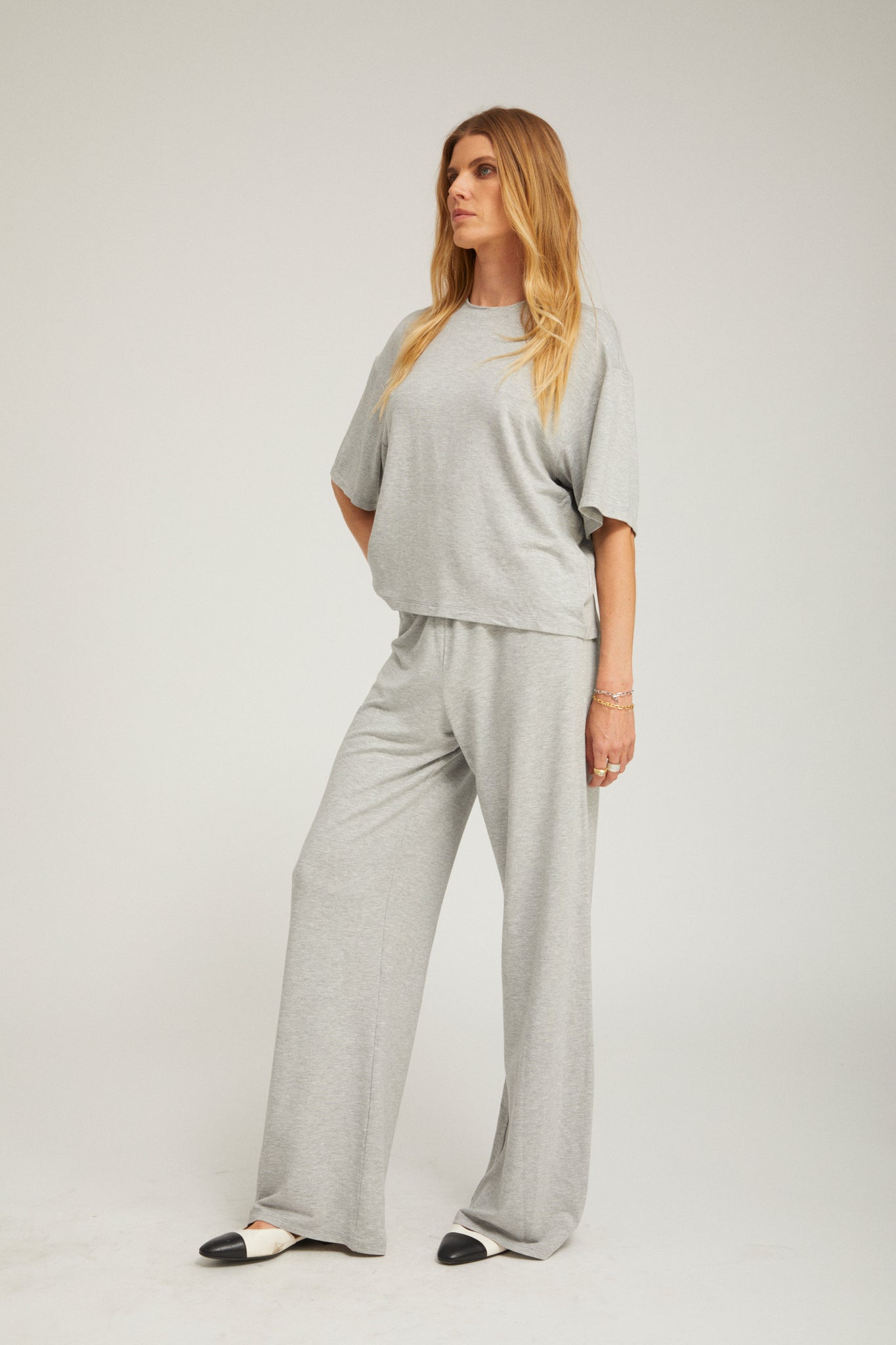 Light French Terry Boxy Tee