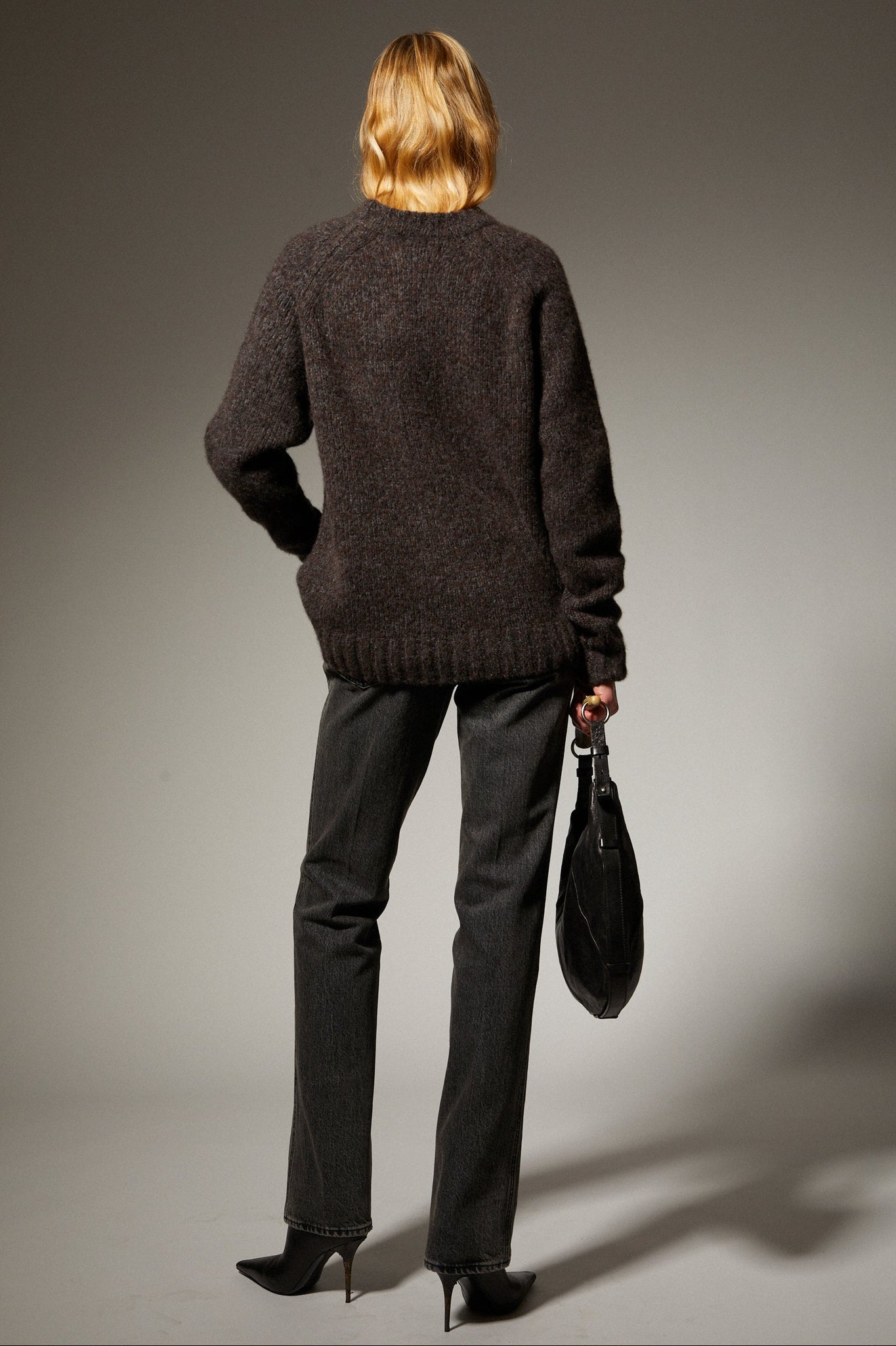 Cashmere Silk Crewneck Sweater