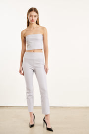 Lilac Leather Micro Tube Top