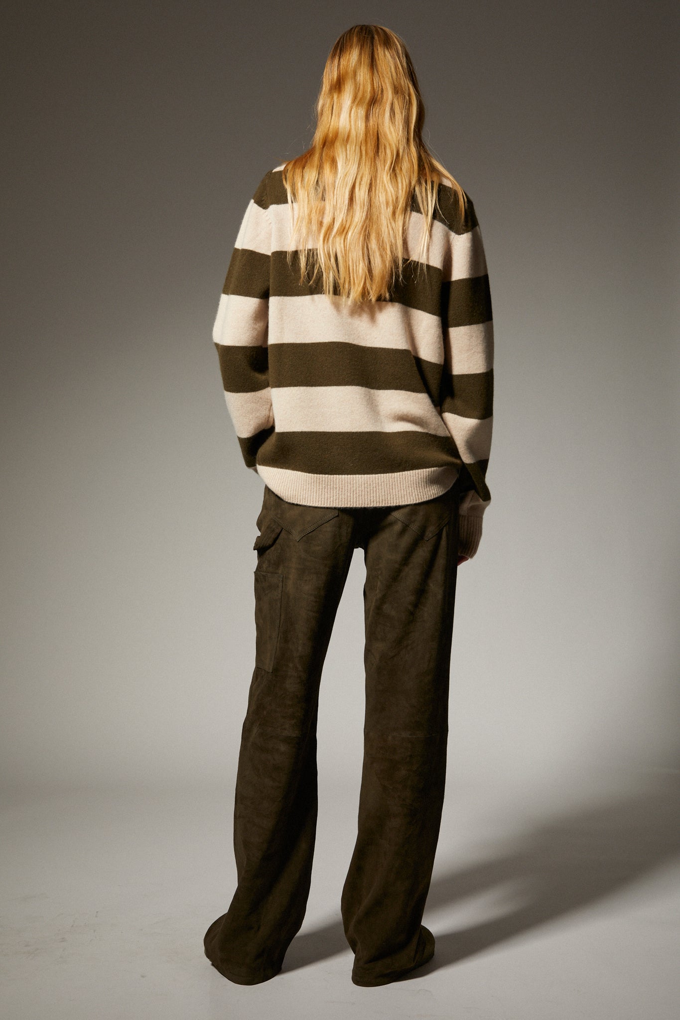 Suede Carpenter Pants