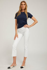 Grace Leather Crop Flare