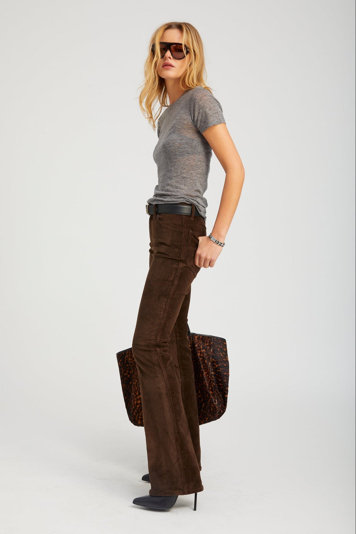 Corduroy 5 Pocket Micro Flare