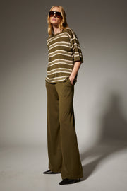 Wide Leg Fine Cashmere Pants