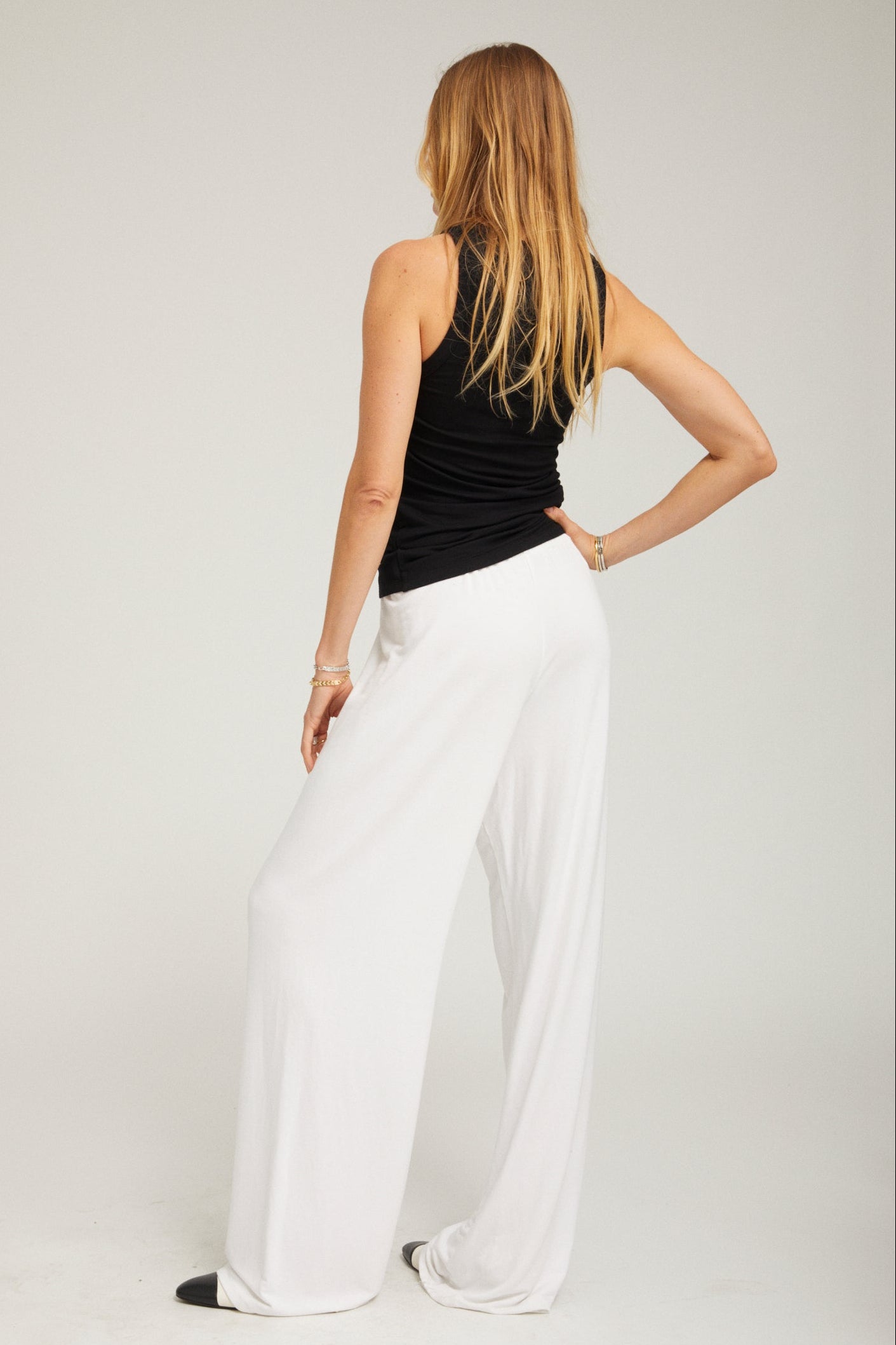 Light French Terry Racer Tank