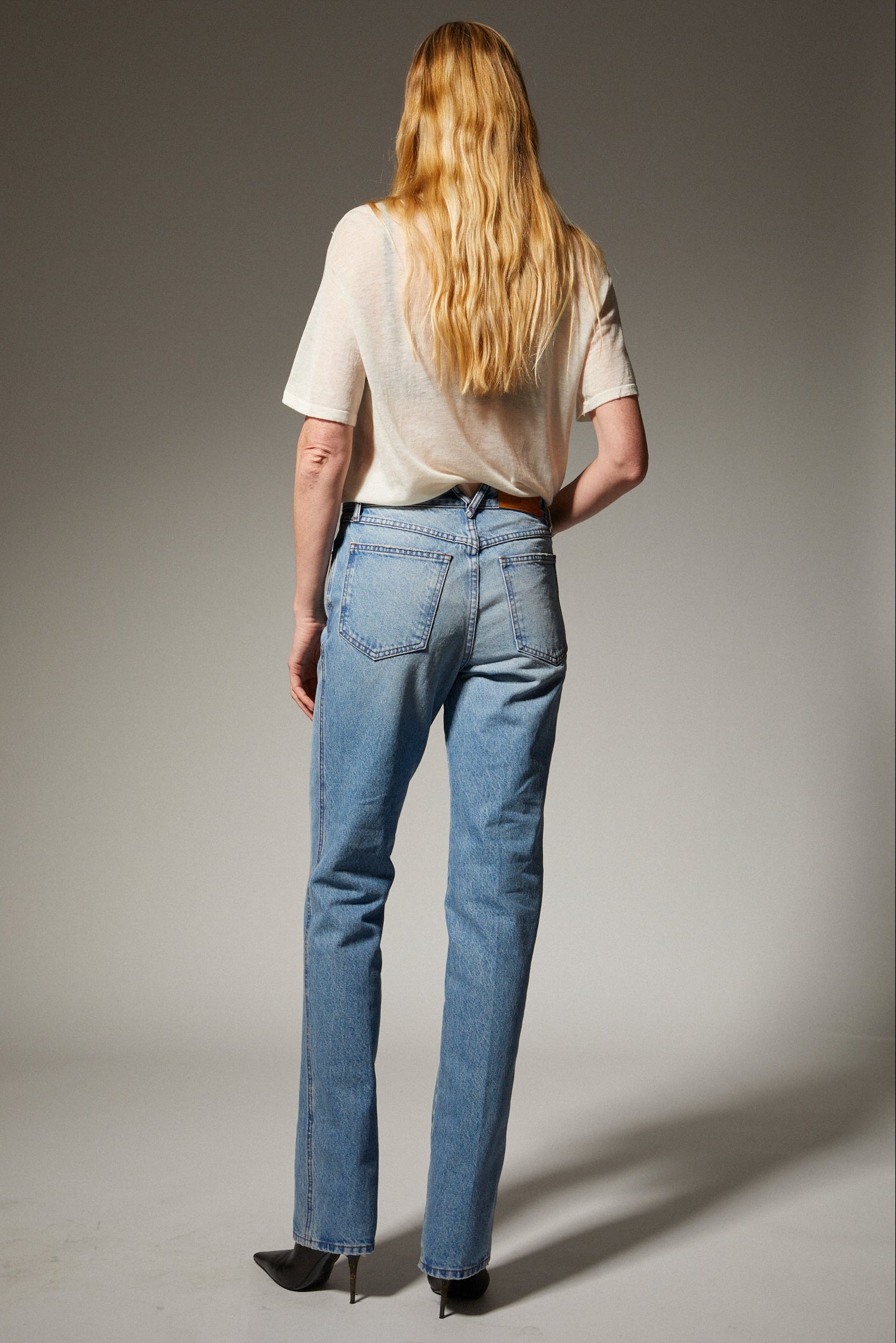 Relaxed Straight Leg Denim