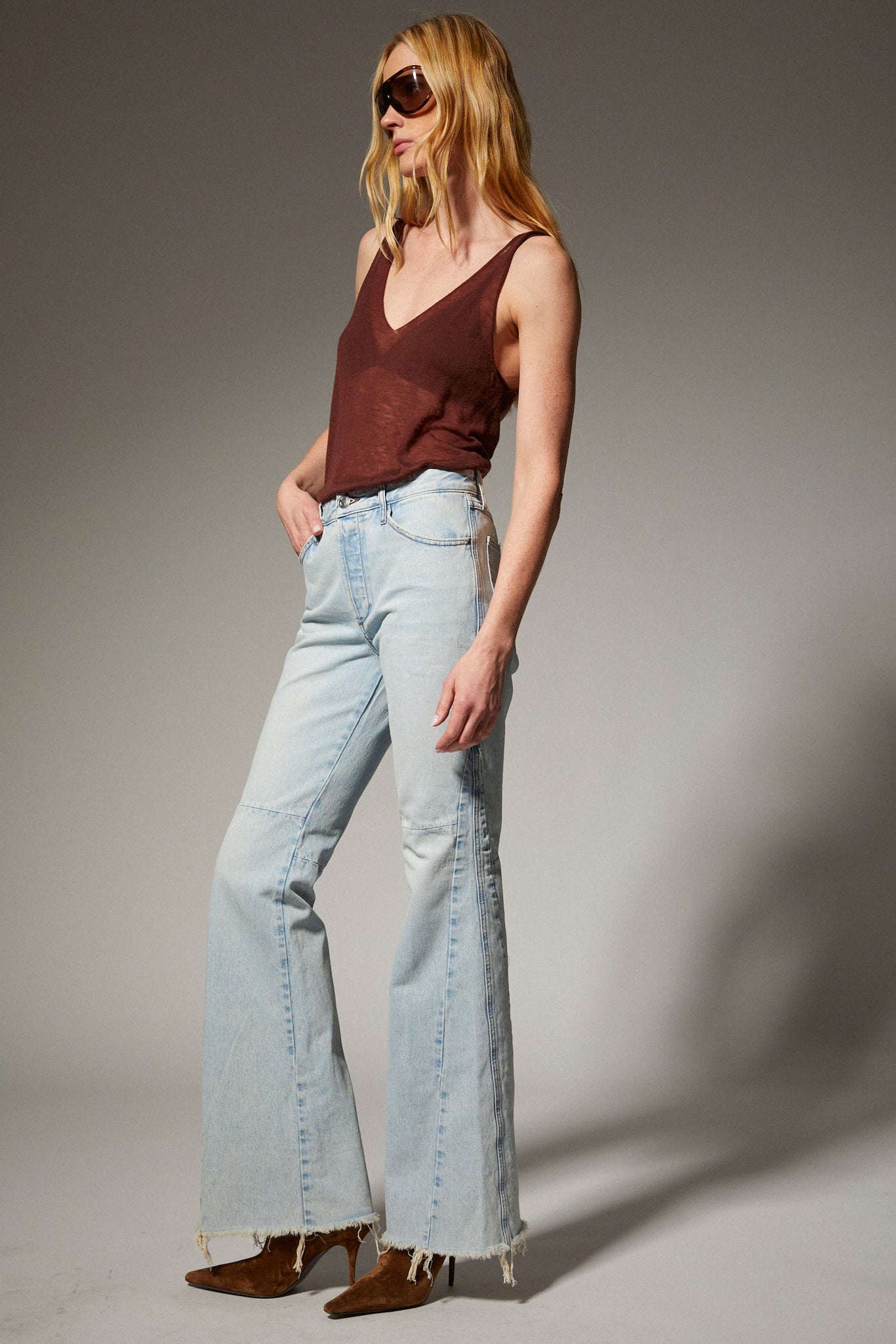 Tissue V-Neck Tank