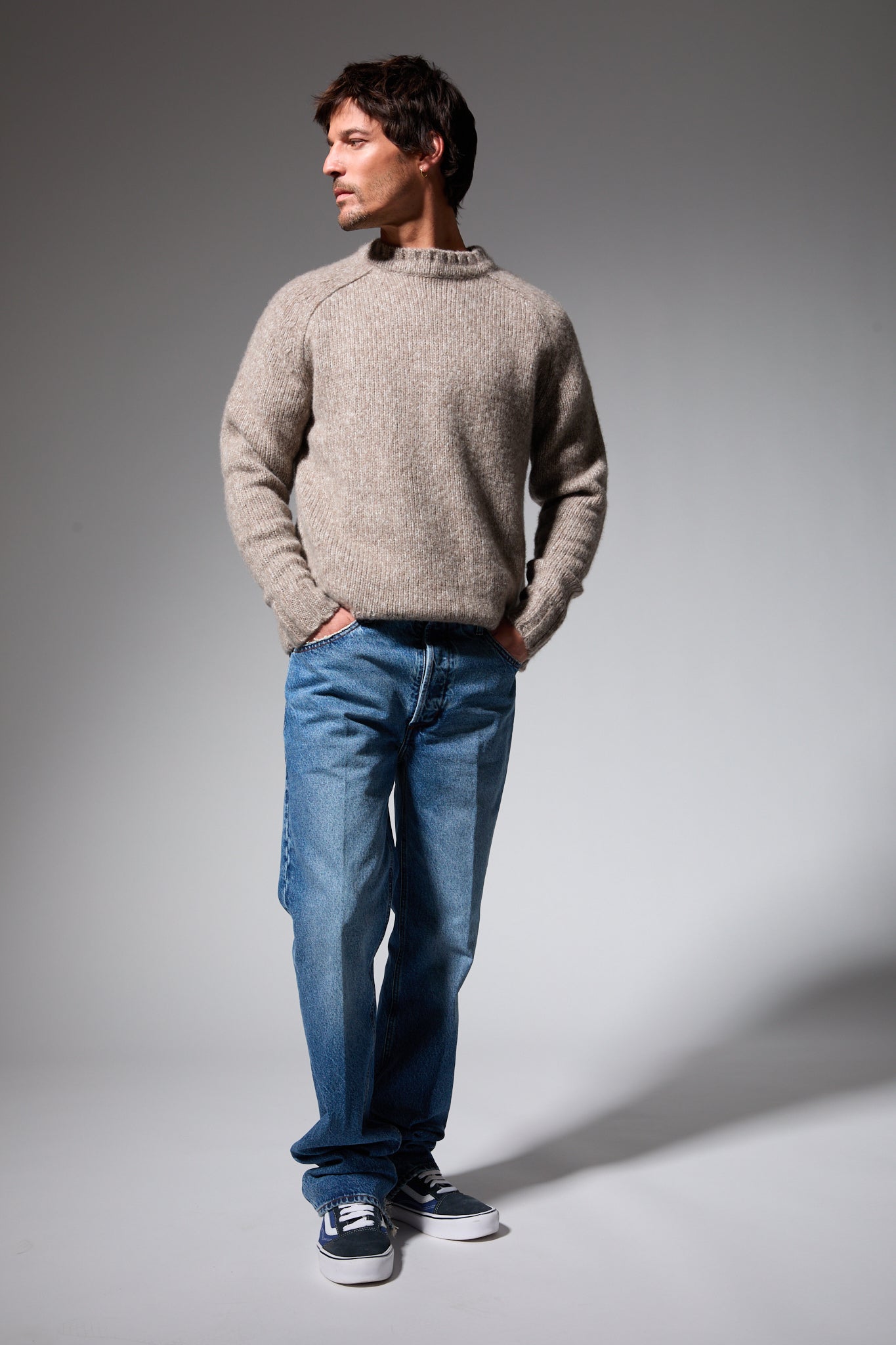 Heavy Cashmere Crewneck Sweater