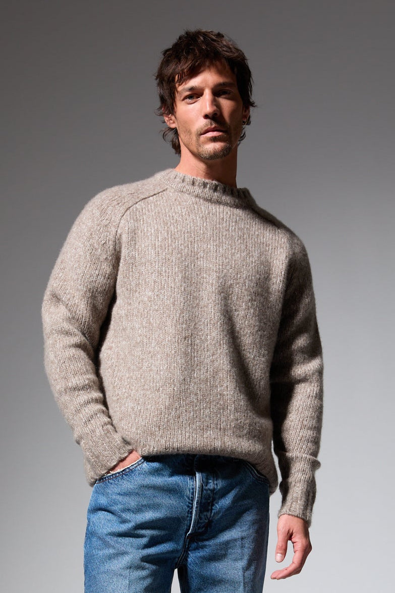 Heavy Cashmere Crewneck Sweater