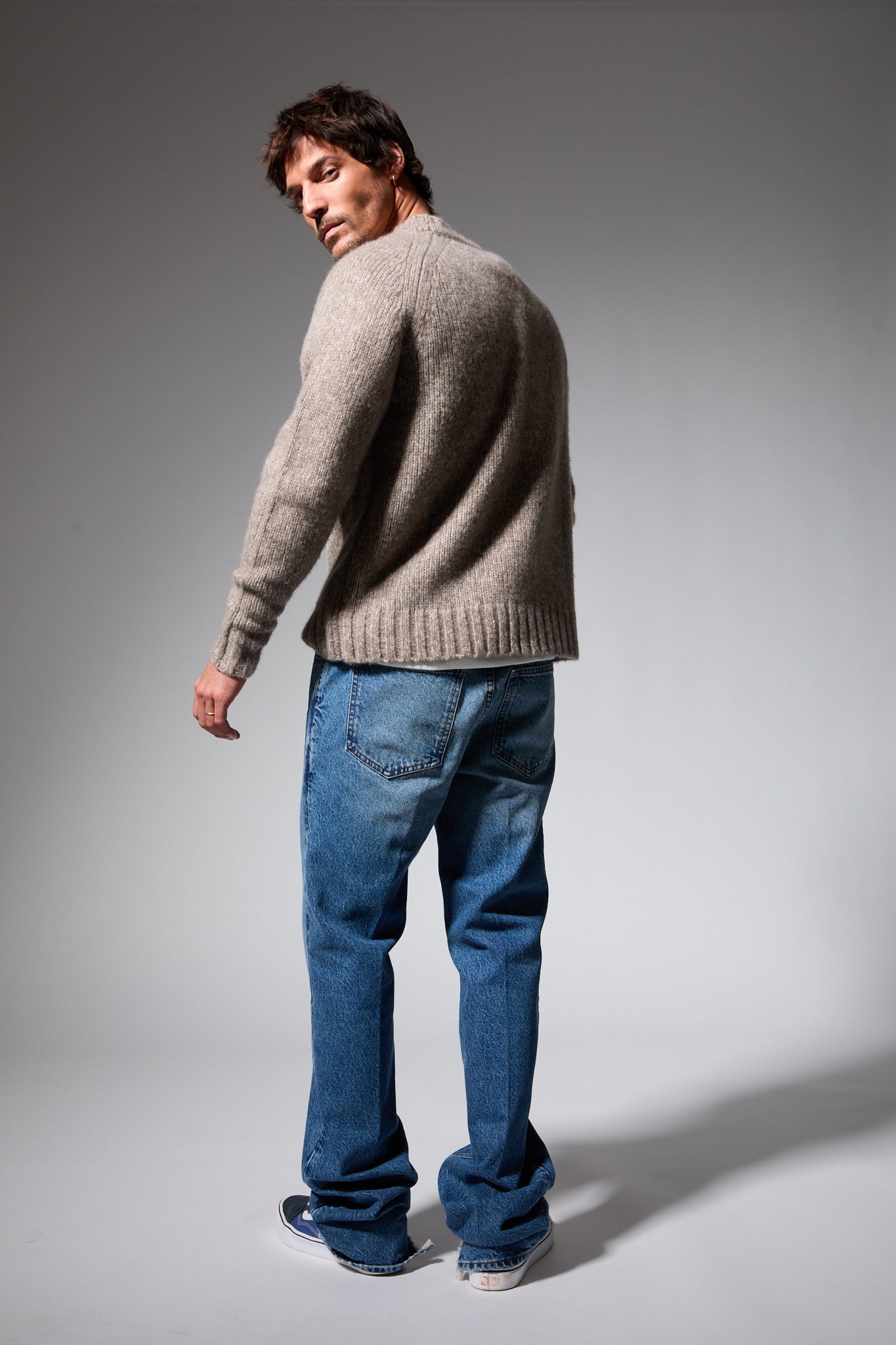 Heavy Cashmere Crewneck Sweater