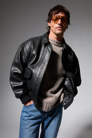 Flacon Classic Leather Jacket