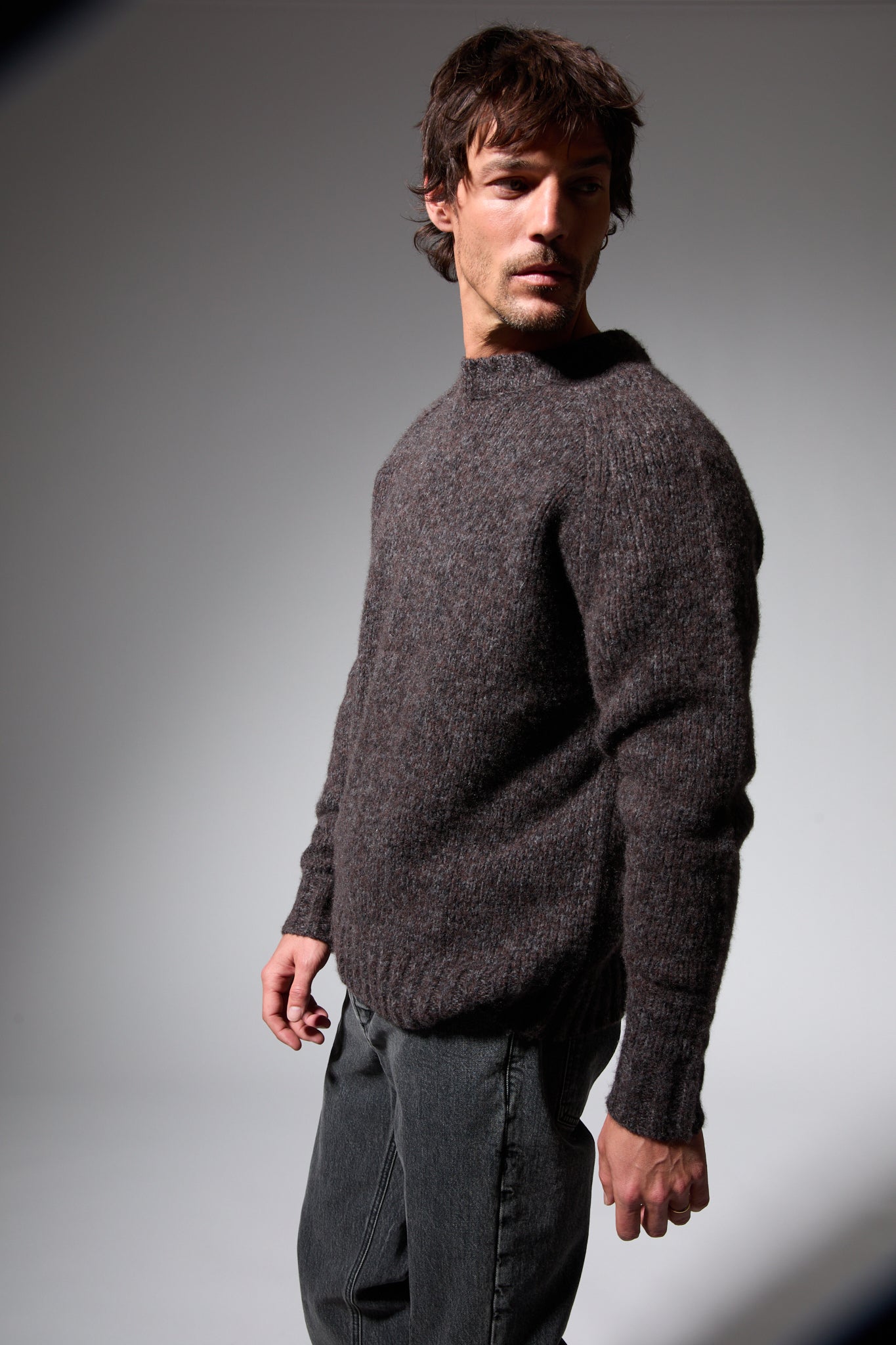 Heavy Cashmere Crewneck Sweater