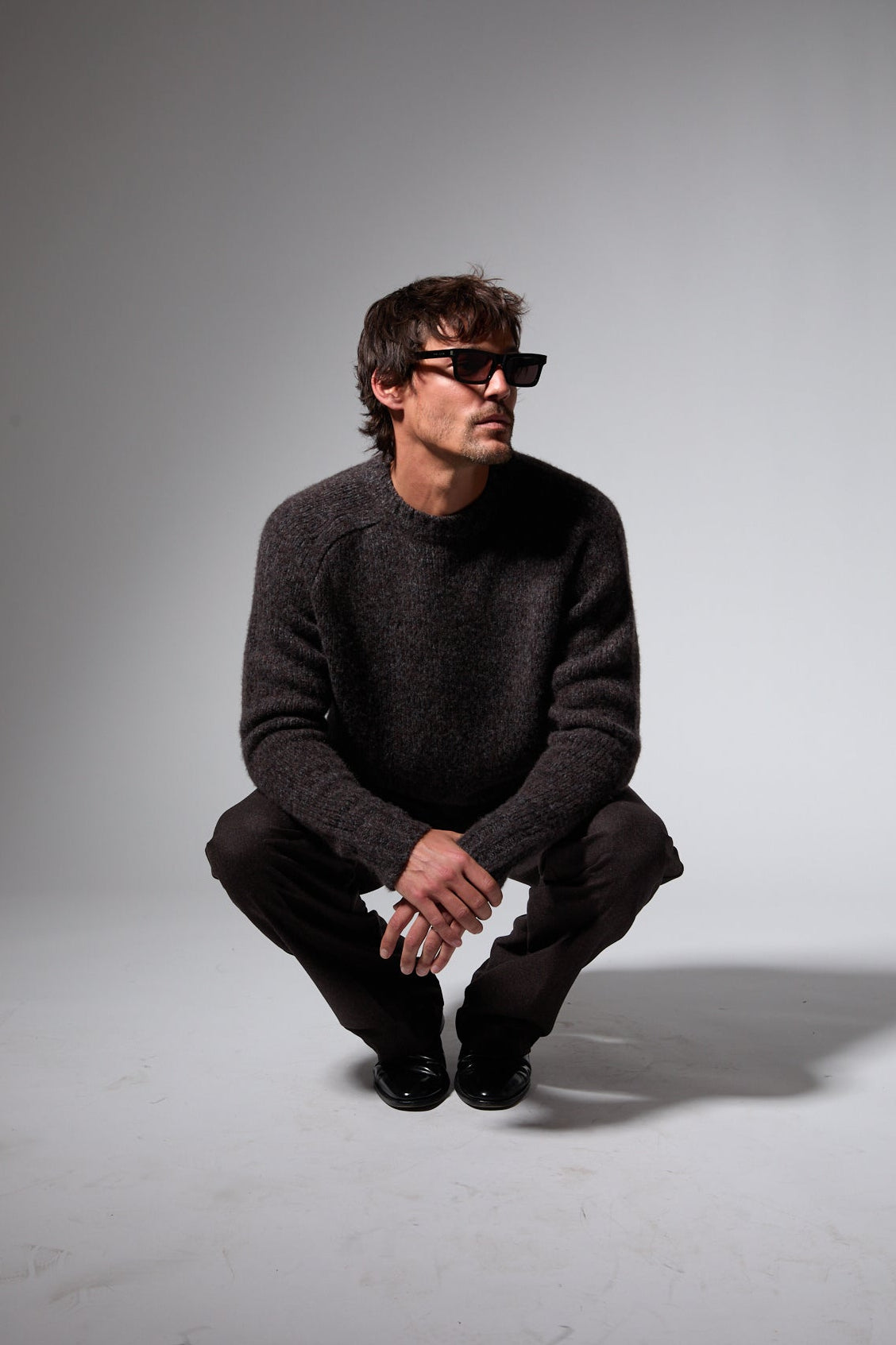 Heavy Cashmere Crewneck Sweater