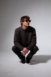Heavy Cashmere Crewneck Sweater