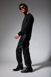 Vincent Leather Slim Fit Trouser