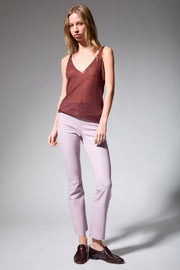 Jackie Leather Ankle Flare