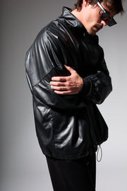 Leather Anorak Jacket