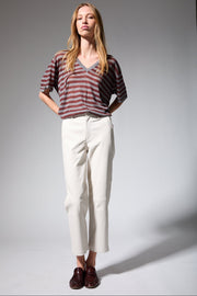 Leather Cropped Trousers