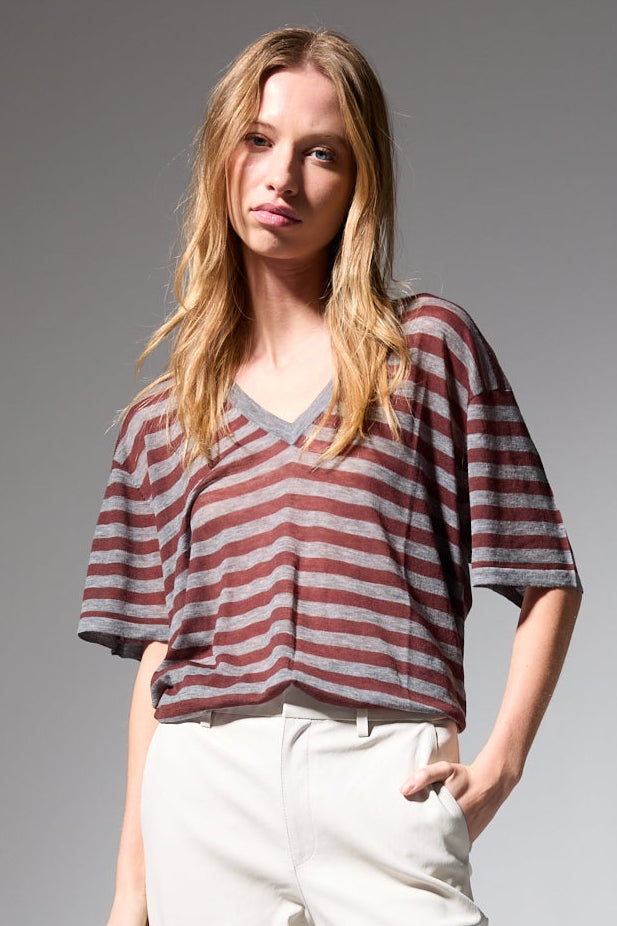 Tissue V-Neck Tee