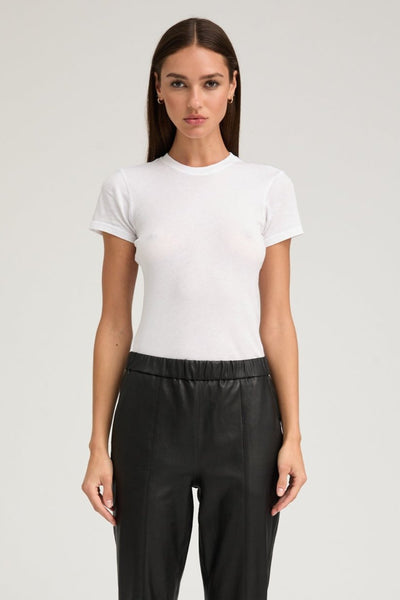 White Cotton Baby Tee