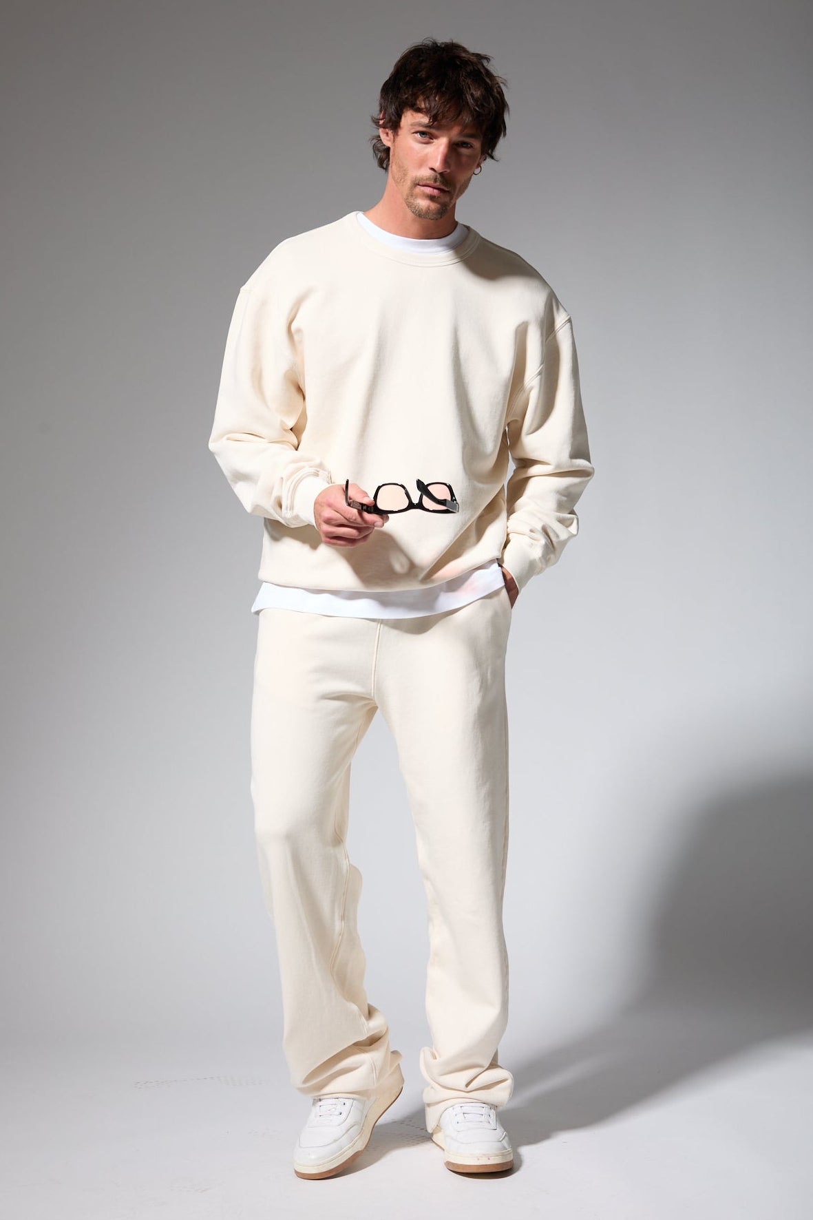 Cotton Crewneck Sweatshirt