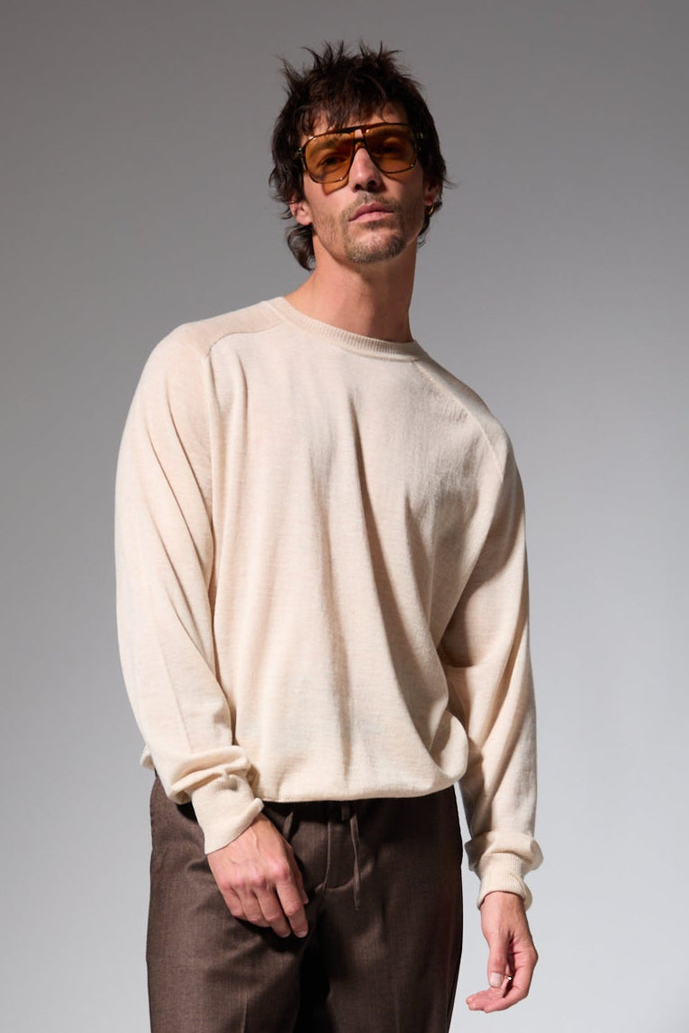 Cashmere Long Sleeve Raglan