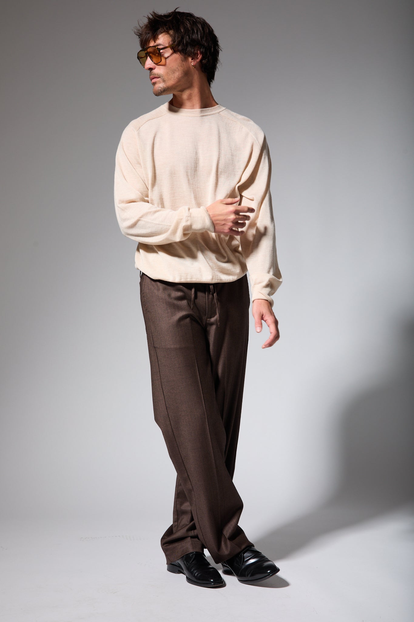 Cashmere Long Sleeve Raglan