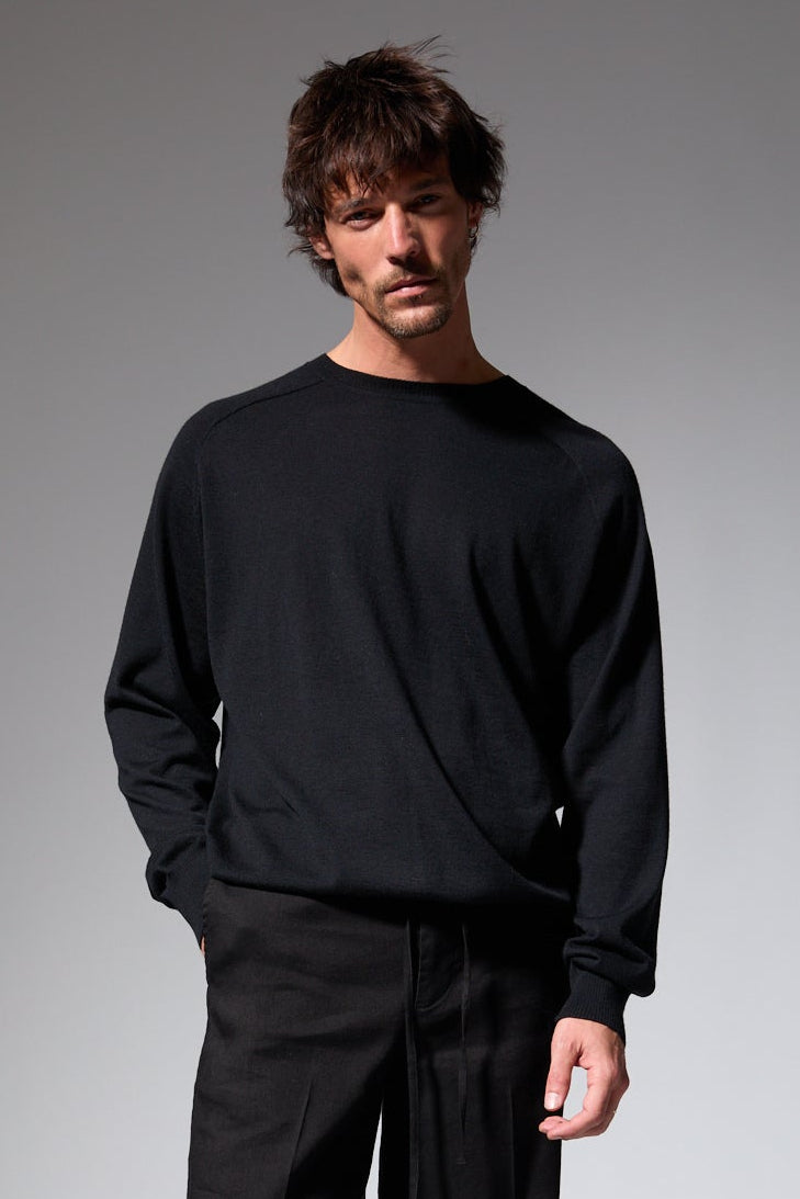 Cashmere Long Sleeve Raglan