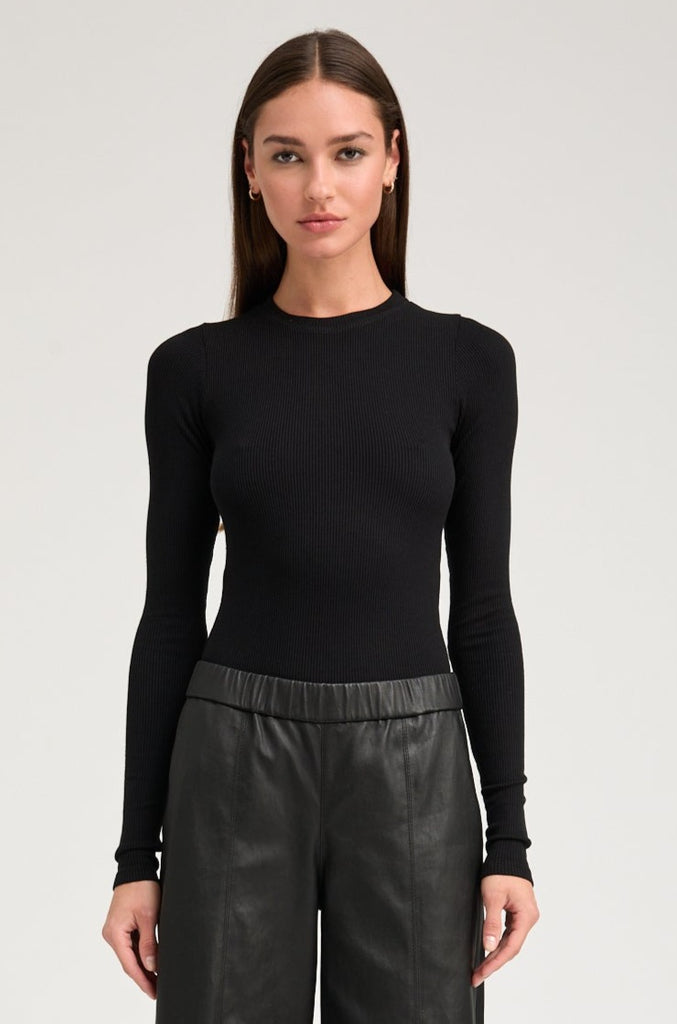 L/S BABY TEE BLACK – SPRWMN