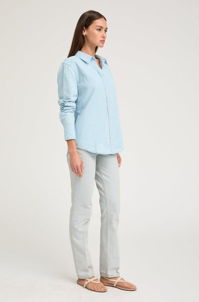 Light Blue Chambray Button Down