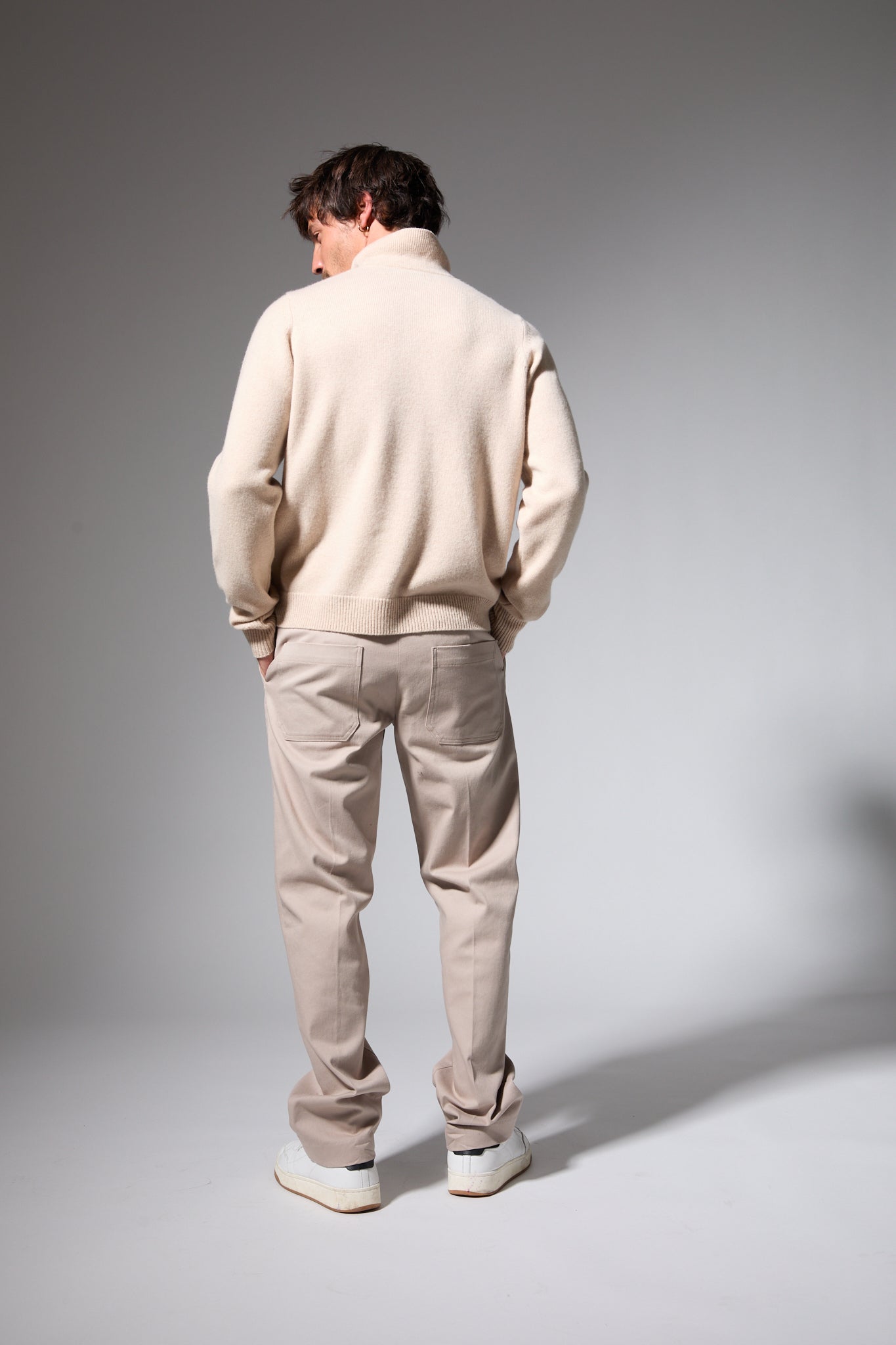 Cashmere Quarter Zip Sweater