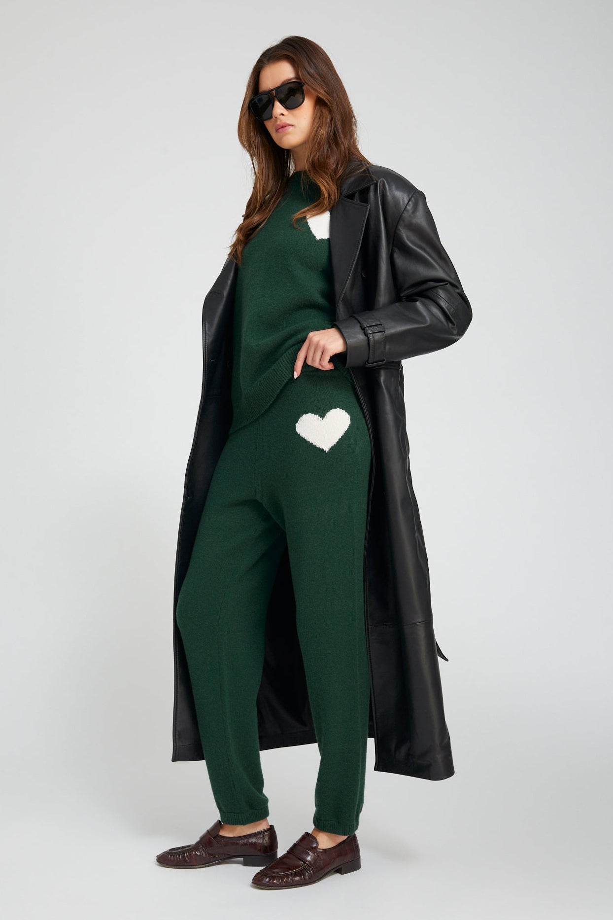 Ivy Cashmere Heart Logo Sweatshirt