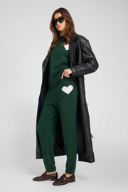 Ivy Cashmere Heart Logo Sweatshirt