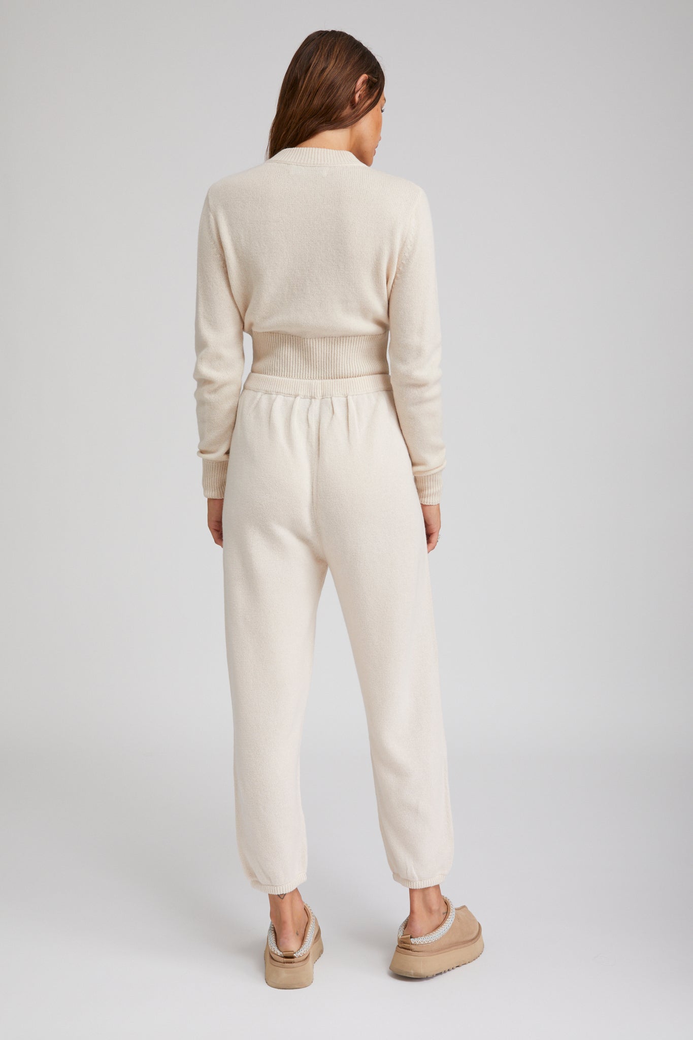 Vintage White Cashmere Sweatpants
