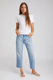 Victoria Cropped Straight Leg Denim