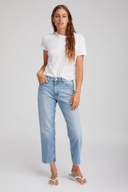 Victoria Cropped Straight Leg Denim