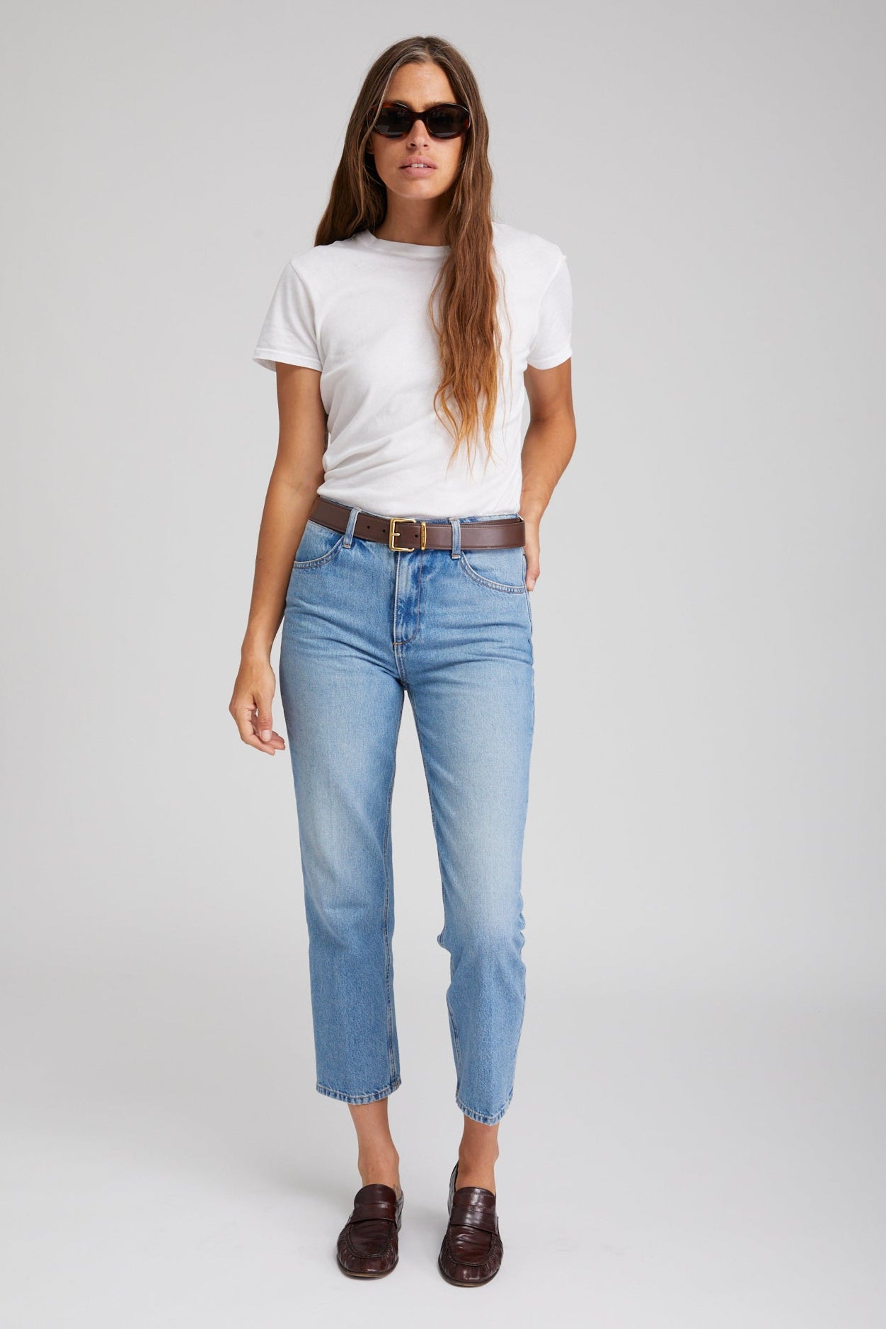 Paradis Crop Straight Leg Denim
